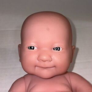 Realistic Newborn Berenguer Vinyl Baby Curled Up 23-07 Life-like Blue Eyes